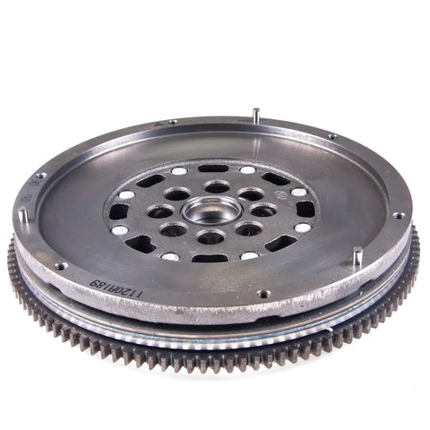 Heavy Duty Dual Mass Clutch Flywheel For 2006 2010 Mitsubishi Eclipse 3.8L Manual Direct Bolt On Replacement, showing side view with visible gear teeth.