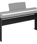 L200B Furniture Stand For P225B Weighted Digital Piano In Black, sturdy 52-inch wide keyboard stand, 12.5-inch depth, lightweight 19 lb