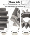 12 Teeth Drive Gear Kit For Lawn Mower Replacement With Keys, Springs, And Clips, Durable 42661-VE2-800 gear close-up view