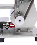 Close-up of the motor and belt mechanism of the Rock Solid Mini Belt Sander With Seven Adjustable Speeds for smooth wood finishing.