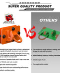Two Pack Tractor Bucket Hooks With Tie Down Ring, Grade 70 Forged Steel Bolt On Grab Hook Tow Hook Mount, comparison with other brands