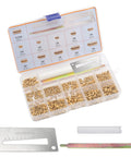 Keyway Rekey Kit For SC1 And SC4 Locks For DIYers And Home Security Upgrades With 50 Bottom Pins Each For Zero Through Nine