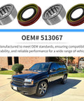 Beefed-Up Rear Left And Right Axle Wheel Bearing And Seal Kit For Chevy Blazer Silverado Suburban GMC Canyon GM 1500 2500