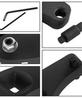 Composite image of Adjustable Gland Nut Wrench 1266 7463 Universal Hydraulic Cylinder Spanner For Farm And Construction Gear Fits Gland Nuts From One Inch To Three And Three Quarters Inch Reversible For Pinholes One Quarter Inch And Seven Thirty Seconds Inch 2 Pack showing individual parts and details.