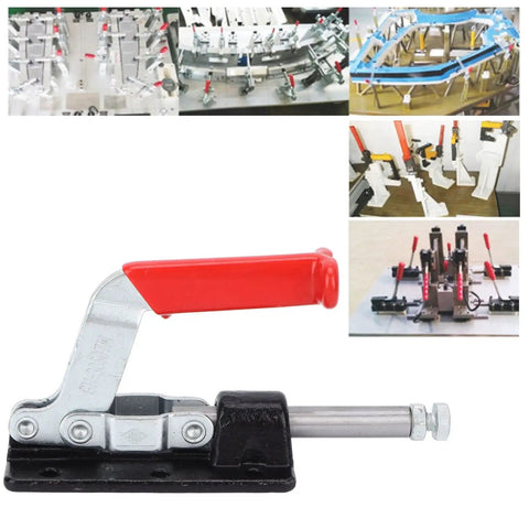 Push Pull Toggle Clamp Heavy Duty Workhorse with Stable Clamping Force for welding and fabrication on iron and plastic.