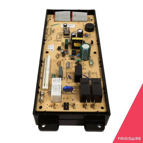 5304511908 Oven Control Board And Clock For Electric Ranges And Stoves Black Replacement Part, close-up view