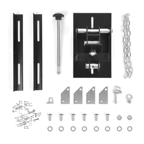 Transmission Jack Adapter For Cars And Trucks Converts Hydraulic Floor Jacks To A 1100 Pound Capacity Gearbox Removal Rig components