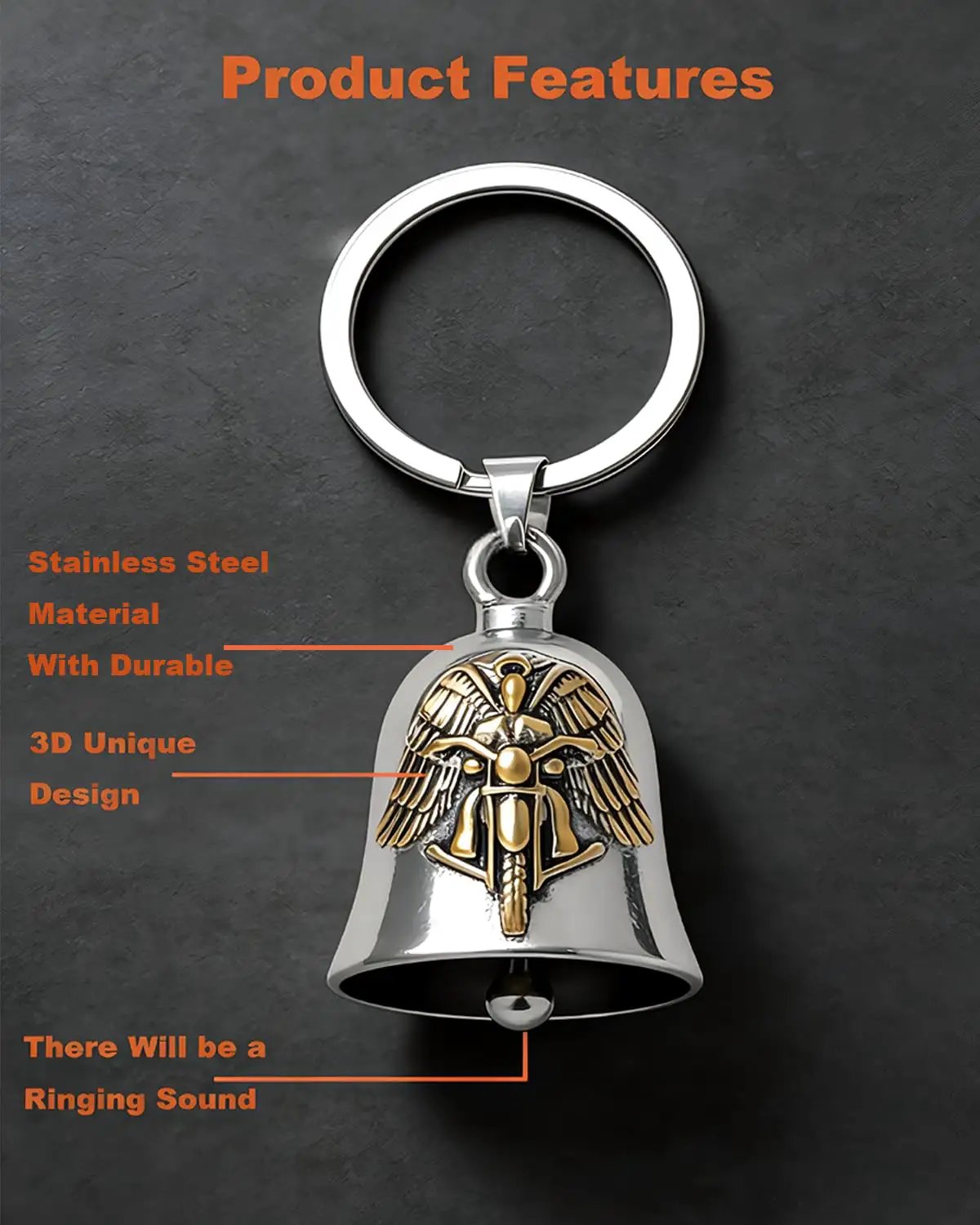 Gremlin Bell Good Luck Charm | Ride Safe ✓