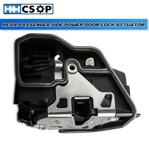 Rear Right Passenger Side Power Door Lock Actuator Motor For BMW 2003 Through 2019 Models, detailed view with connectors.