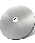 Double Sided CBN Grinding Disk 800 And 1000 Grit Sharpening Wheel Fits WS3000, 5-13/16 inch disk with aluminum hub.