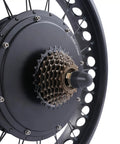 High Power 2000W 48V Electric Bike Conversion Kit with rear wheel hub motor and 5-speed gears for 20 by 4 inch wheels