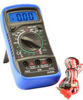 Digital Multimeter XL830L With AC And DC Voltage Measurement Current Resistance And Continuity Tester in blue casing