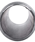 Close-up of Half Inch Black Pipe Nipple 48 Inch Pack of 4 for DIY Vintage Furniture Build, showing inside view of steel pipe