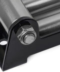 Close-up of a 4 Way Winch Roller Fairlead with 10 Inch Universal Mount Off Road Ready Heavy Duty Cable Guide