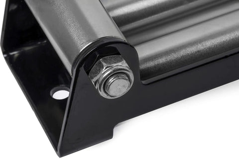 Close-up of a 4 Way Winch Roller Fairlead with 10 Inch Universal Mount Off Road Ready Heavy Duty Cable Guide