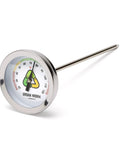 Worm Bin Soil Thermometer With 5 Inch Stainless Steel Stem For Gardening And Composting Color Coded Gauge Easy Read Temperature