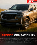 GM SUV with 6L80 6L90 8L80 8L90 10L90 Transmission Thermostat Bypass Valve Kit, parked on grassy field