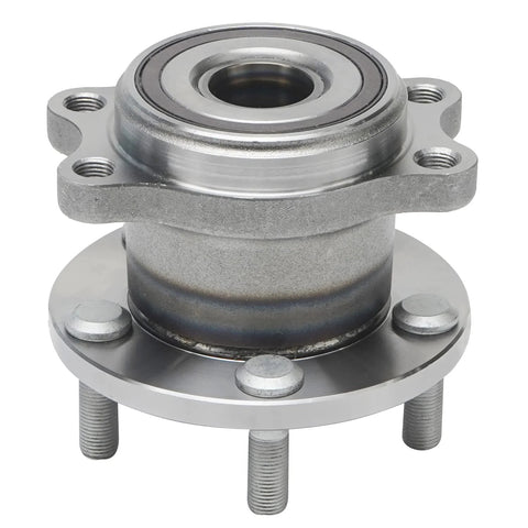 Rear Wheel Bearing Hub Assembly Pair For 2005-2009 Subaru Outback And Legacy, 5 Lug, M12x1.25, 4-Bolt Square Flange, ABS Encoder