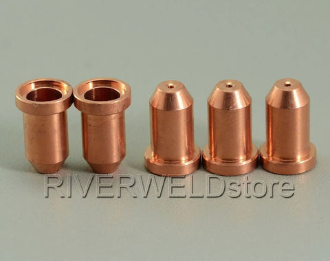 Compatible Plasma Cutter Electrode Tips 9-8407 And 8-7514 Set For PCH-62 PCH-102 Thermal Dynamics, copper components