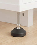 Heavy Duty Adjustable Leveling Feet Set 6pcs With M10x50mm Thread Pro Grade Screw In Design and Non Slip Rubber Pad on Cabinet Base