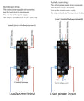 Delay Timer Relay 0-60 Seconds For 12V DC Control Systems, DPDT 8 Pin Time Relay With Base Socket, H3Y-2 Model wiring diagram