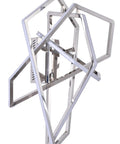Super Clean Chrome Finish And Bright White Panels Super Sleek Led Wall Sconce That Really Hits Different With Cozy 3000k Glows Easy Install And Solid Build Quality For Any Space, modern geometric design.