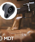 Fixed Stock Adapter For Hunting Firearm Interface Chassis, Adds 0.75 Inch Length Of Pull, Black Durable Build, Easy Install