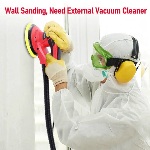 Heavy Hitter Electric Random Orbital Sander With 350W Brushless Motor And 10000 RPM For Quick Woodworking Carpentry Polishing Delivers Glassy Smooth Finishes Every Session Comes Loaded With 12 Premium Grit Sanding Papers Shop Tough Build