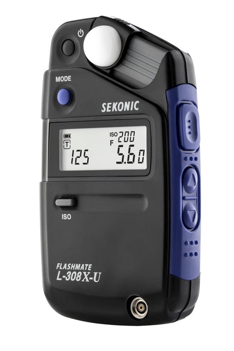Compact Dope Pro Grade Handheld Light Meter For Photo And Cine Incident And Reflected Exposure Meter With Auto Backlight And Illuminance Measurement Pocket Sized Design Tenth Of A Stop Accuracy For Ambient And Flash Readings, front view display