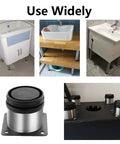 Top Shelf Adjustable Furniture Legs 4 Pack With Rock Solid Stainless Steel Build And Sweet 2 Inch Diameter Plus Easy Height Tweaks For Lifting Your Couch Sofa Or Bed Frame No Sweat Setup And Dead Serious Durability To Keep Your Room Fresh in use with sinks and cabinets.