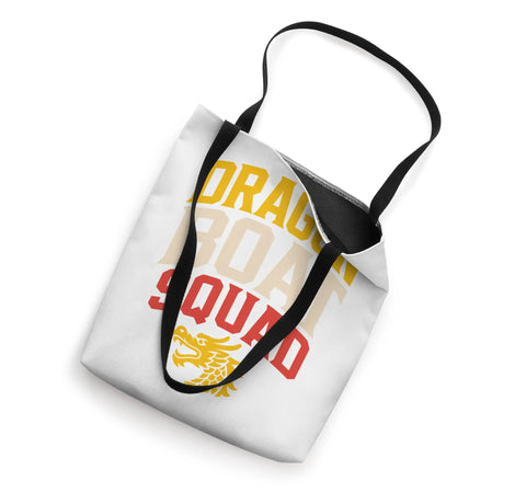 Paddling Crew Tote Bag For Dragon Boat Paddlers And Crew Members Great For Practice Races Meets And Team Events This Durable 16 By 16 Inch Carryall Holds Gear Towels Water Bottles And More with dragon design