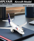 1/400 FedEx Airplane Model Ready To Display No Assembly Required Plastic Collectible Plane With Alloy Fuselage