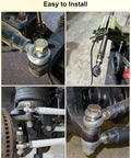 Two Pack Adjustable Steering Shaft Tie Rod Ball Joint Kit installation on off road vehicle