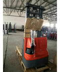 Heavy Duty Electric Walkie Stacker Pallet Jack Built Like A Beast For Smooth Warehouse Lifting And Quick Cargo Haulin Up to 1500kg in warehouse.