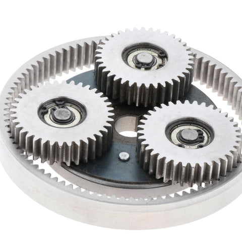 36T Planetary Gear With Clutch Kit For Electric Motors, 12mm Thick, 47.5mm Diameter Steel Gear Set for E Bikes, top view