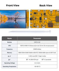 Front and back view of 4.0 Inch Touch Screen Module With ESP32-32E Core, 320x480 TFT LCD Display, Built In WiFi And Bluetooth, ST7796S Driver