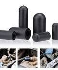 Rubber Vacuum Cap Set 120 Piece Assortment in 10 Sizes For Tubes From One Eighth Inch To One Half Inch OD in automotive application