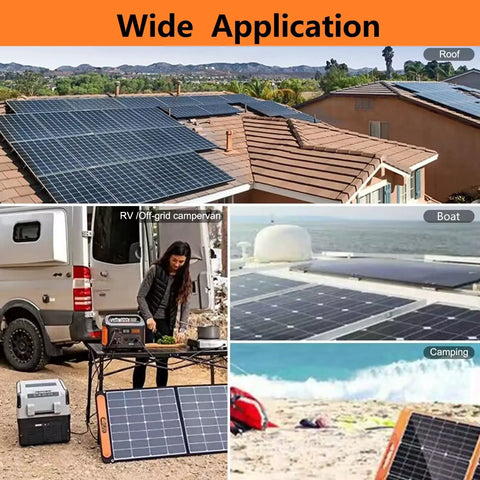 Professional 20 Foot 14 Awg Anderson To 8020 Solar Extension Cord Designed Hella Reliable For Portable Power Stations on a rooftop and camping setup.