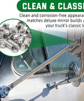 Stainless Steel Mounting Hardware Kit For 3 Leg West Coast Mirror For Ford F Series Trucks 1967 Through 1979 Old School Restoration