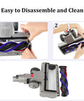 Hands disassembling and cleaning Motor Head Replacement For V15 V11 V10 V8 V7 Vacuum Cleaners, High-Suction Motorhead
