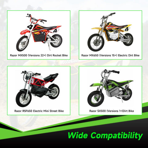 Rear Sprocket Freewheel Chain Plate Guide Assembly For Razor MX650 MX500 SX500 RSF650 Dirt Bikes With 25H Compatibility Image