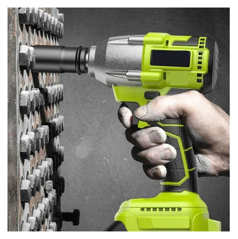 High Torque Brushless Cordless Impact Wrench With Fast Charging For Car Repair And Home Use. This Rechargeable Electric Power Tool Offers Reliable Performance In Tight Spaces And Reduces Hand Strain During Scaffold Work Or Auto Projects Providing Smooth