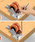 Heavy Duty 2 Inch Swivel Caster Wheels Set Of 4 Locking Plate installation steps with precision ball bearing and steel frame.