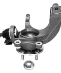 Front view of Front Pair Steering Knuckles And Wheel Bearing Hubs Assembly For 2010 2011 2012 2013 Ford Transit Connect Replacement OEM Grade Quality Durable Front Suspension Parts Includes Two Knuckles