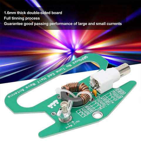 End Fed Half Wave Antenna Module Portable Assembly For Machines 10W No Tune Robust One-Piece Molded Design With Superior Heat Dissipation