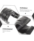 Close-up of 10 Pack Plastic Tent Pole Hooks For Glamping And Camping Gear Hanger, Movable Canopy Hook Organizer, waterproof plastic material.