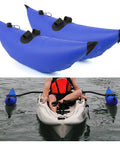 Inflatable Kayak Outriggers Two Piece Stabilization System With Foldable Sidekick Arms Durable PVC Floats.