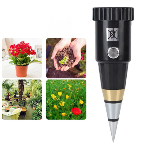 Soil And PH Meter With High Sensitivity Alloy Probe For Accurate PH And Humidity Readings Ideal For Outdoor Plants Gardens