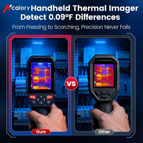 Comparison of Go-To Handheld Thermal Camera With 512x384 Thermal Resolution And 256x192 IR to another thermal imager