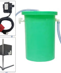 Kick The Sludge Out Of Your Coolant Tanks With This Floor Tough Industrial Oil Skimmer Shallow Draft Pump showcasing green tank and pump.